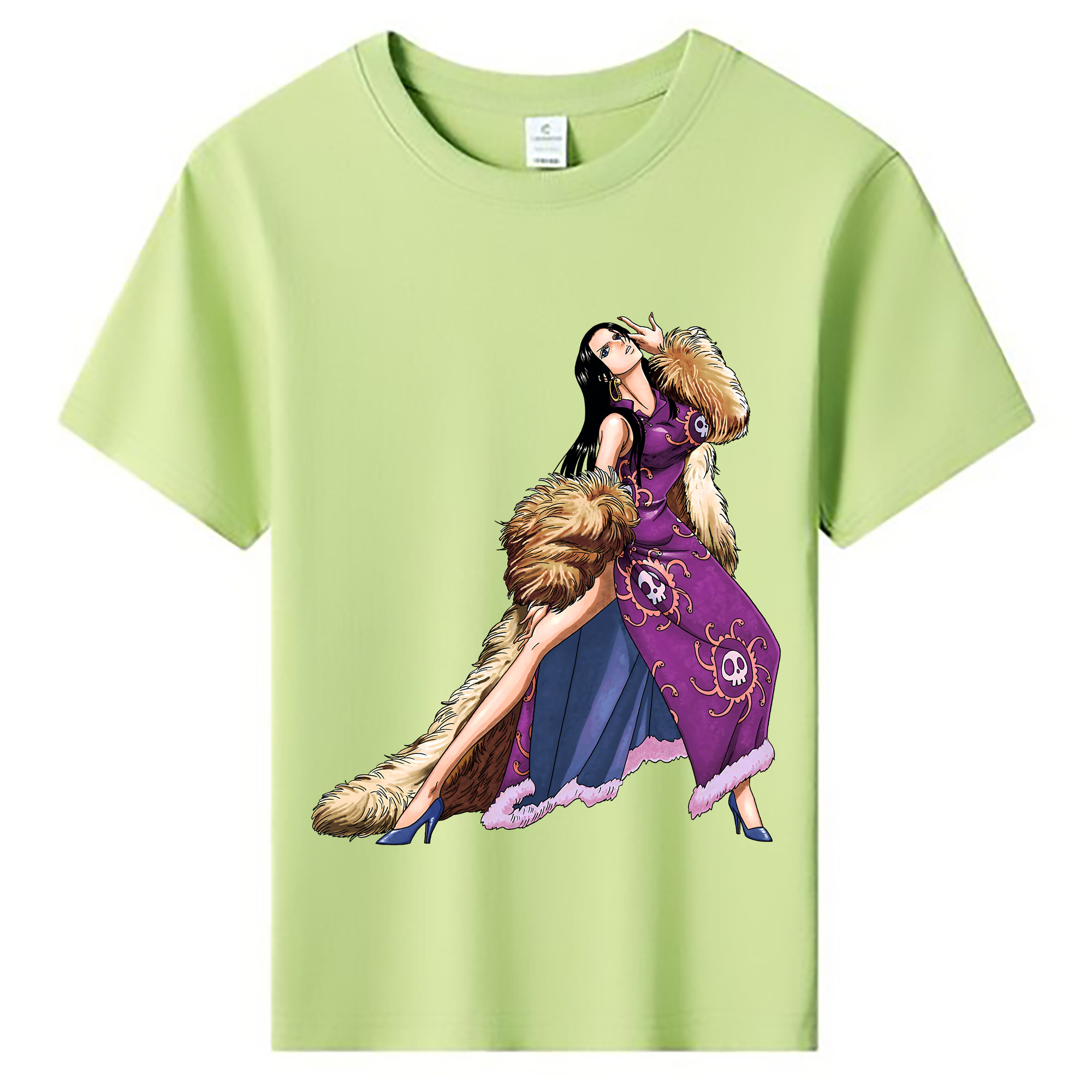 ワンピース ボア・ハンコック ONE PIECE Boa·Hancock 綿100％キッズTシャツ（フロントプリント）